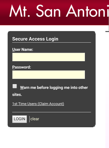 Login Window