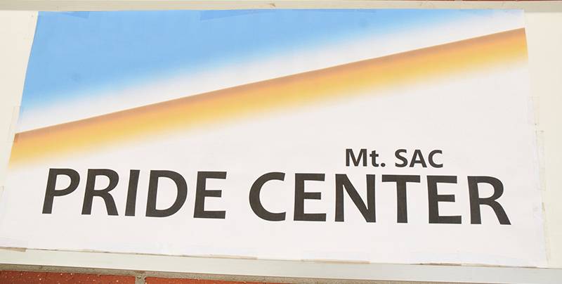 Pride center sign