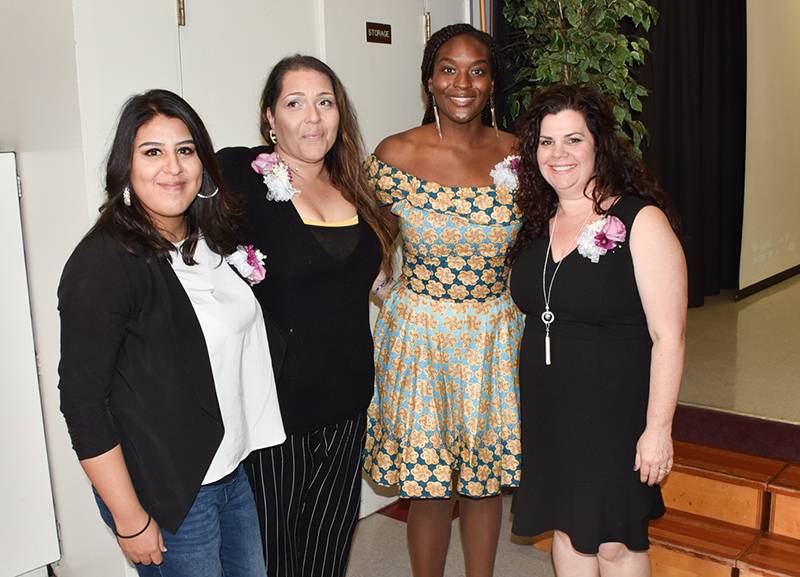 picture of four of Mt. SAC's inspiring women of 2018.
