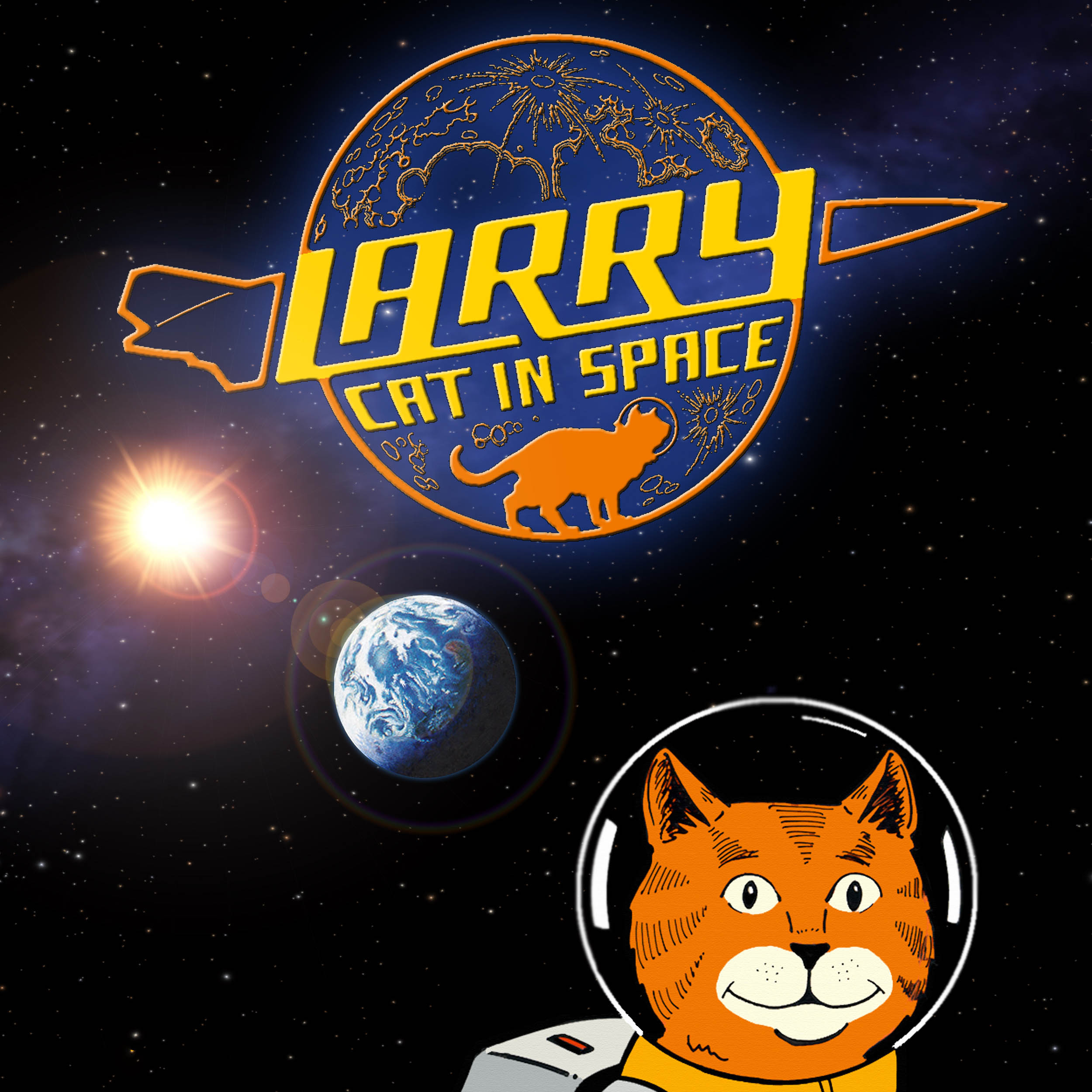 Larry Cat in Space Icon