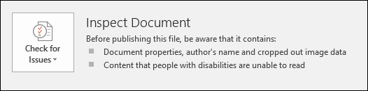 inspect document