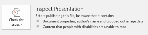 Inspect Presentation