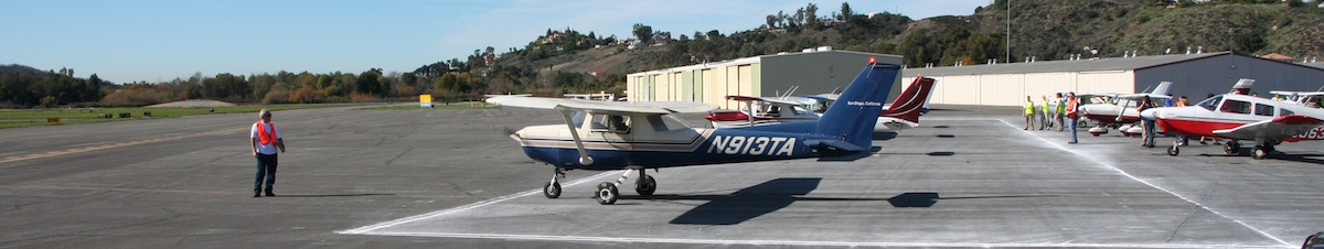Brackett Airport Flight Line