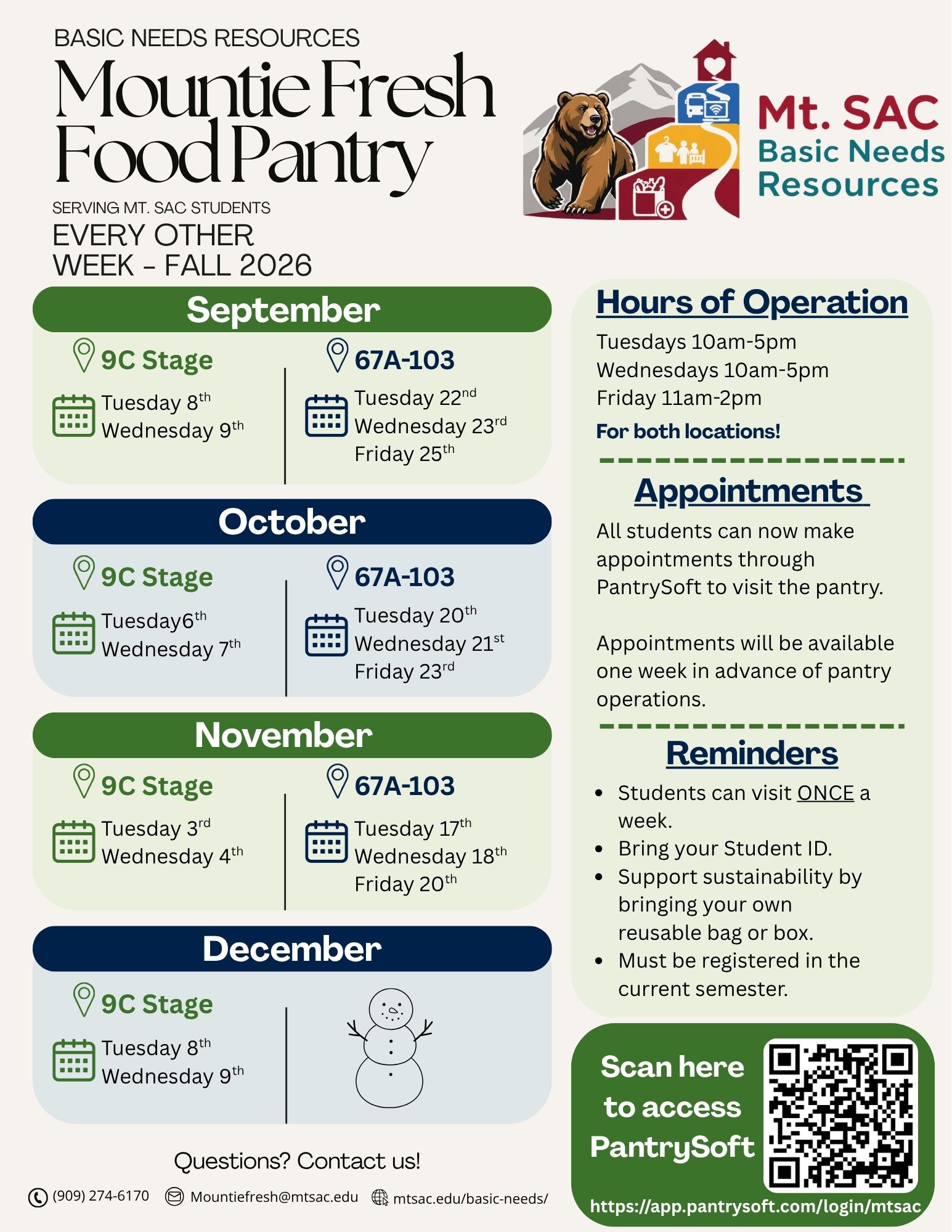 food pantry 2026