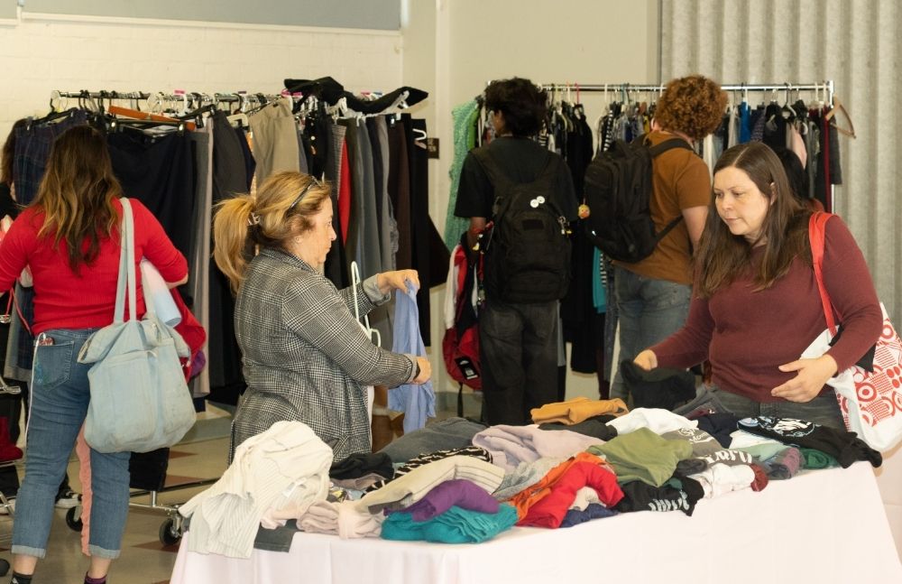 Participants selecting items 