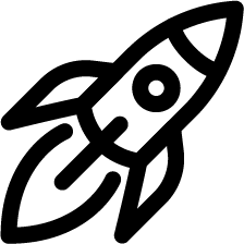 rocket ship icon