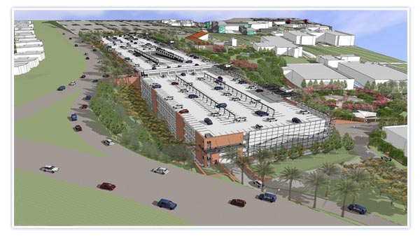 Rendering of Future Parking Structure