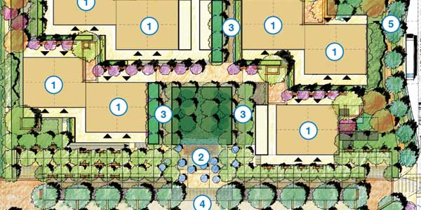 Conceptual rendering of Continuing Education Village