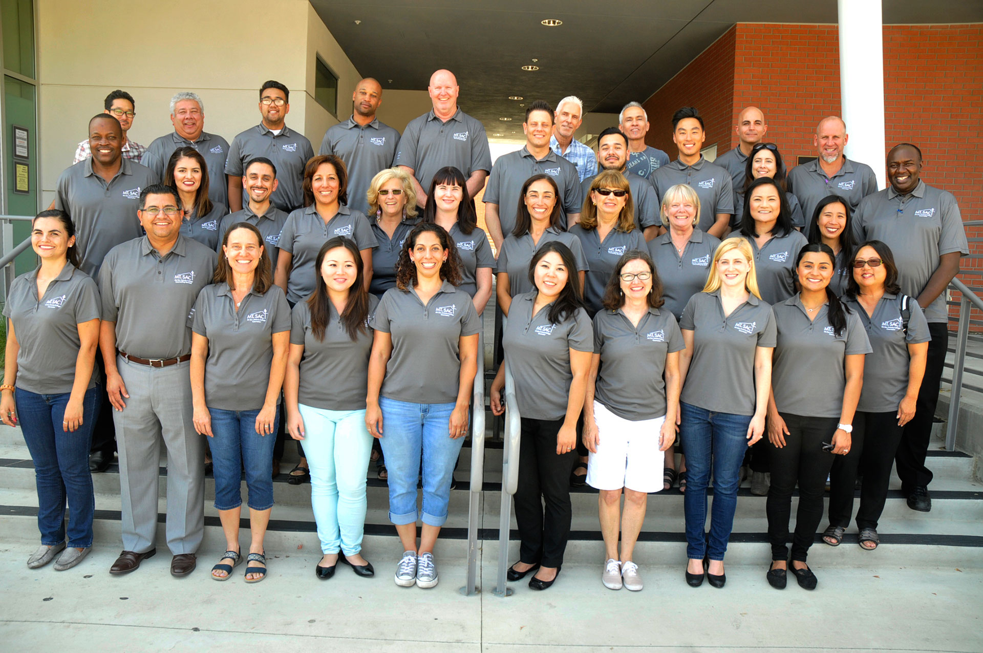 A group photo of the Counseling Department at Mt. SAC