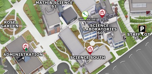 Map rendering of Building 7 location