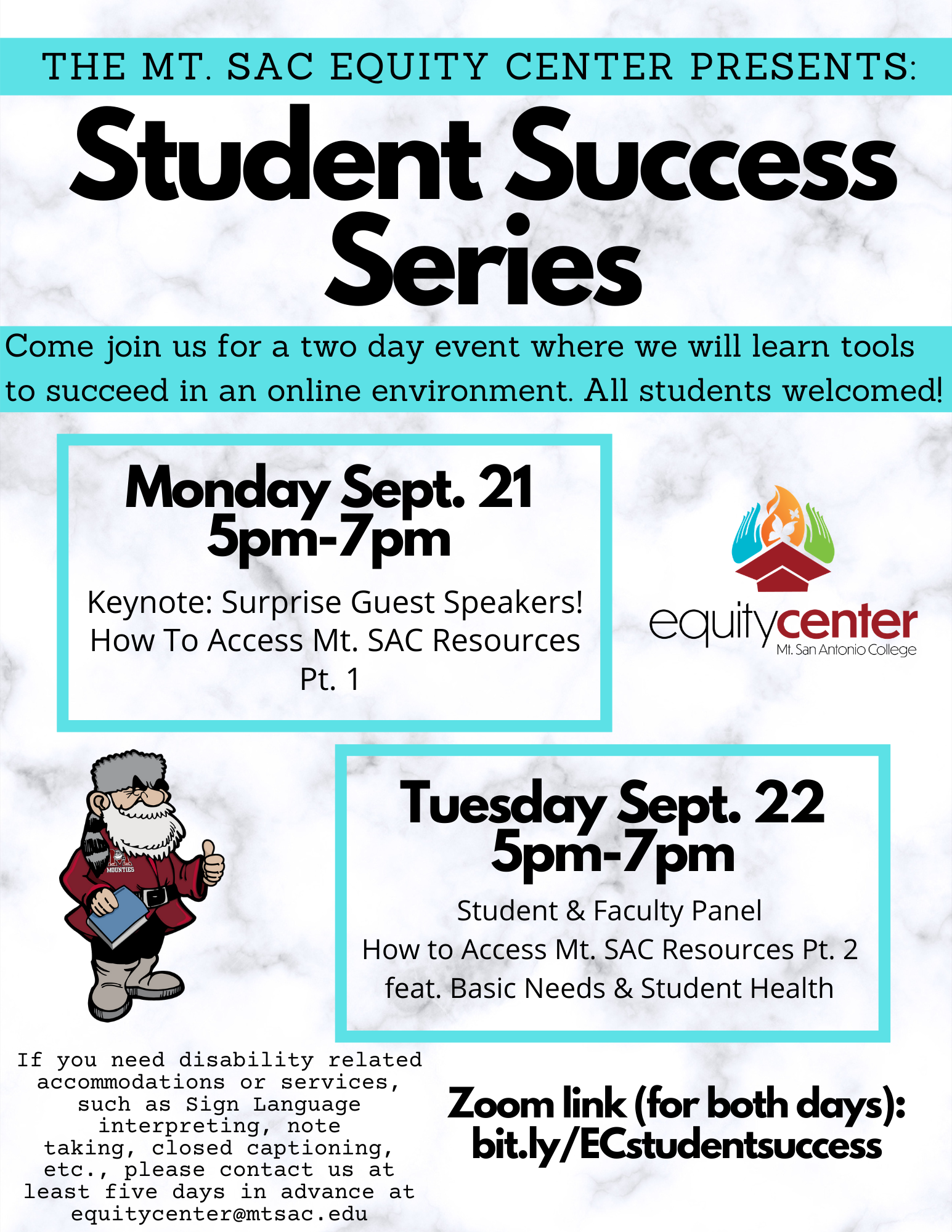 Student Success Series Event