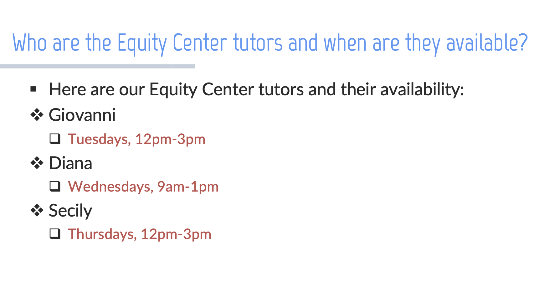Step 6 how to make an appointment with the writing center