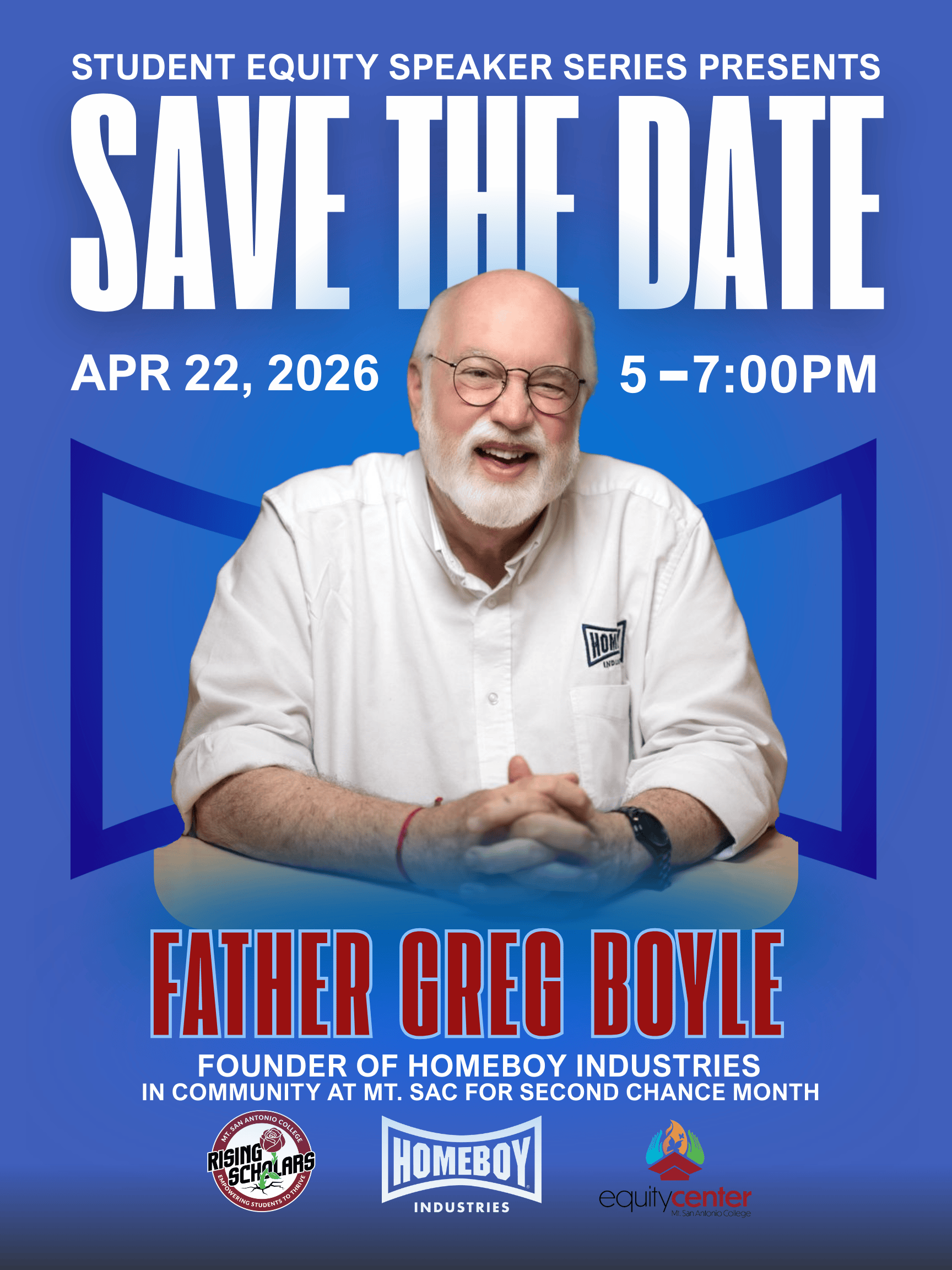 Fr. Greg Boyle flyer for guest speaker event