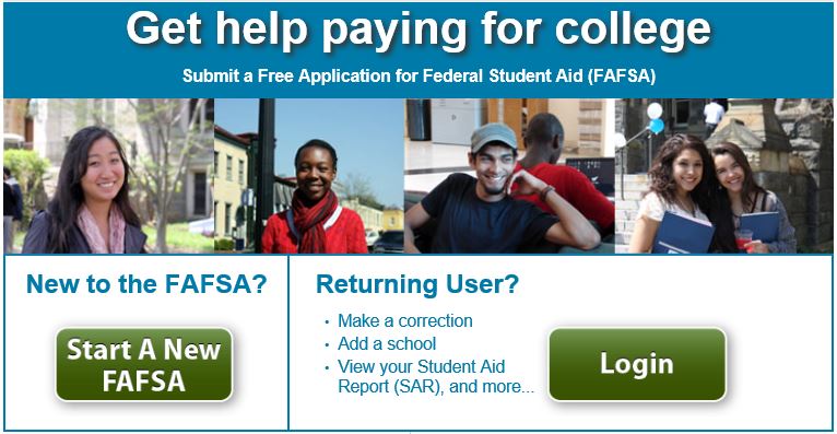 FAFSA Start Page