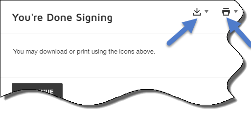 Download or Print Buttons