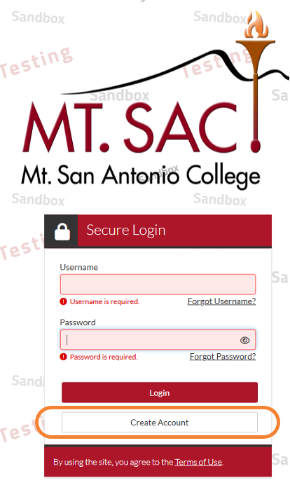 Figure 1 - Create Account