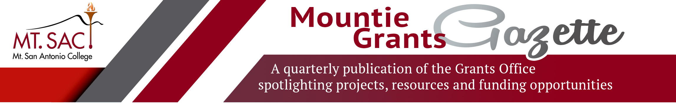A quarterly publication of the Grants Office spotlighting projects, resources, and funding opportunities