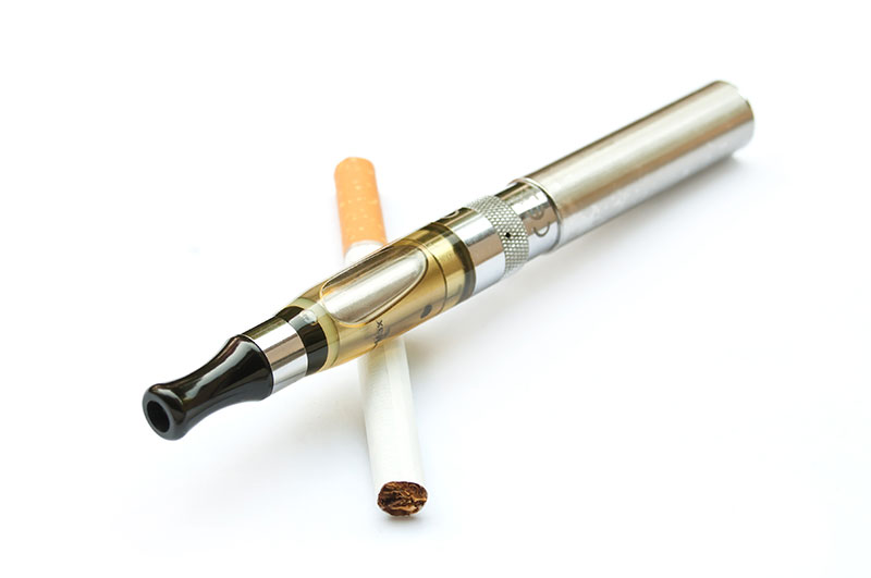e-cigarette and cigarette