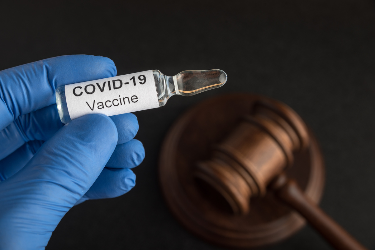 Covid-19 vaccine bottle 