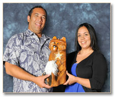 Chris Schroeder receives Atta Bear