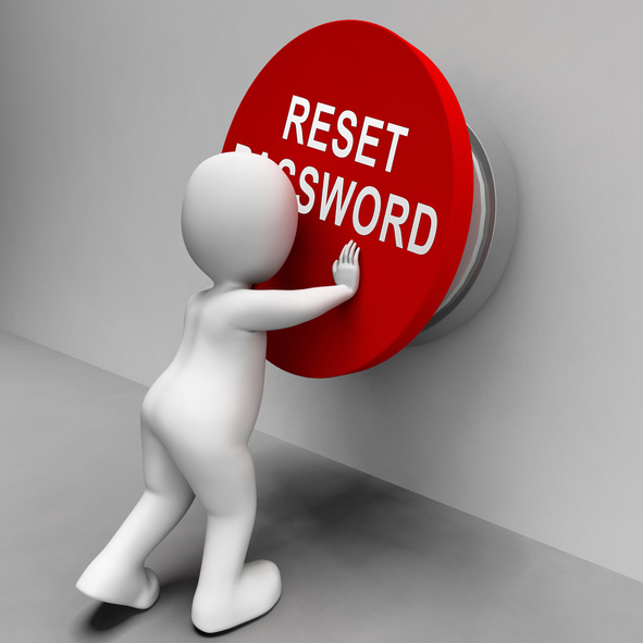 reset password button