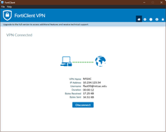 FortiClient Successful Connection