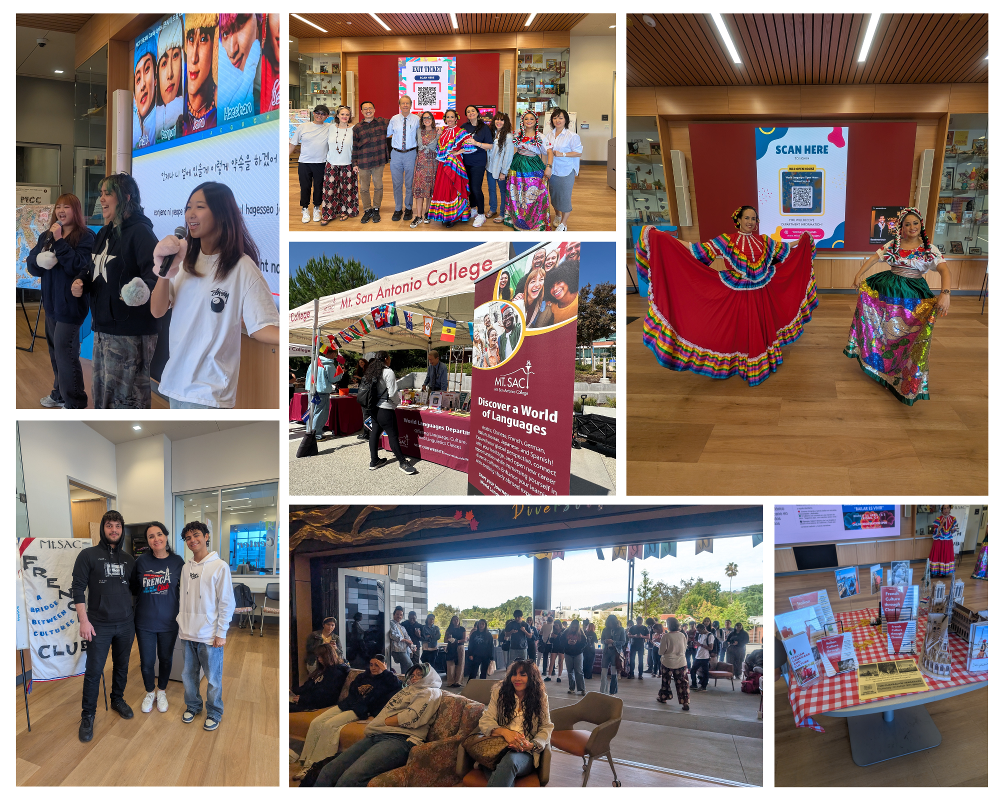 outreach event photo collage