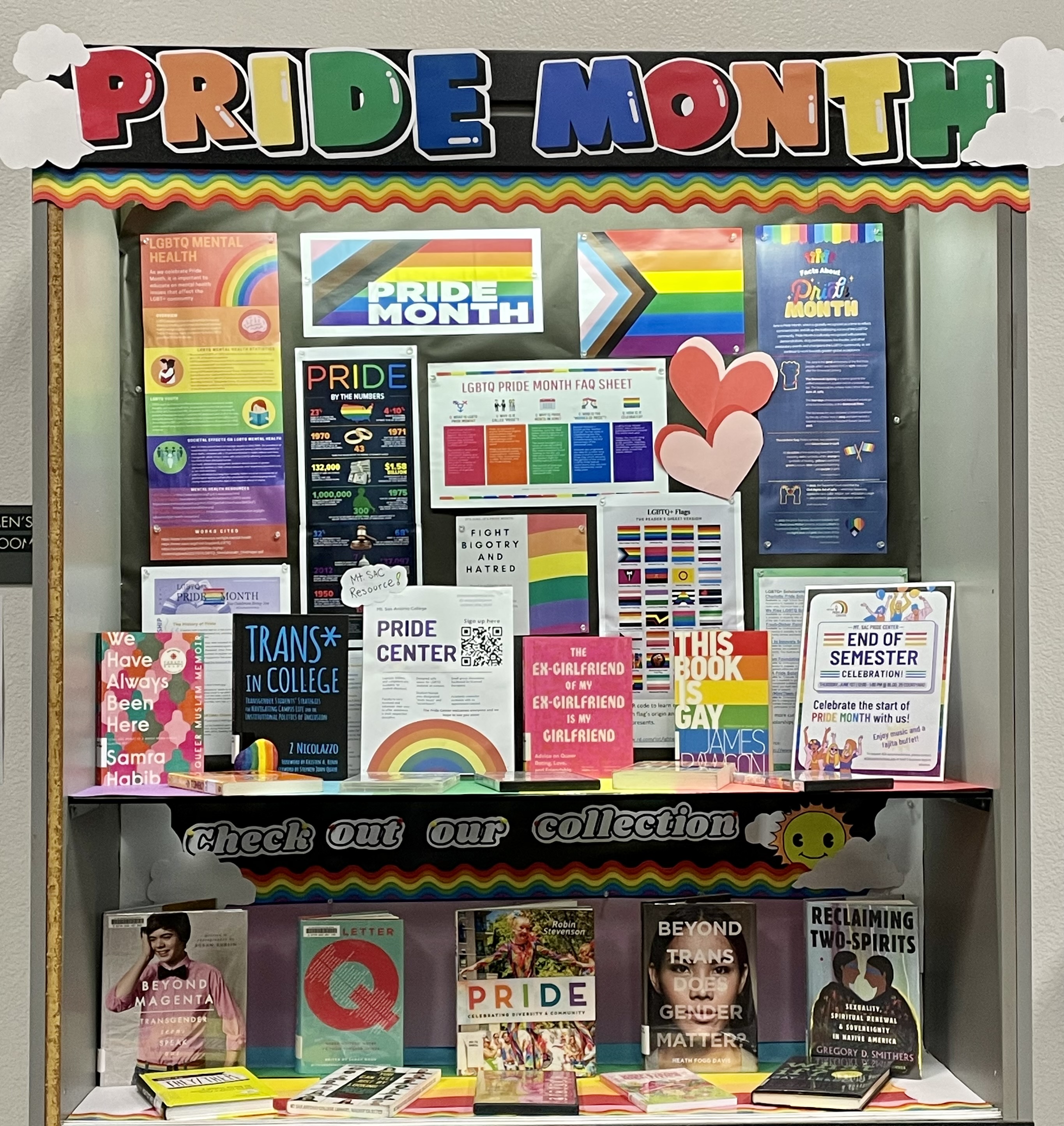 June Pride Month Library Display