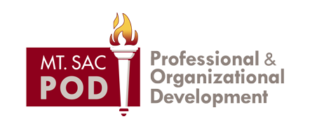 Mt. SAC POD, Professional and Organizational Development Logo