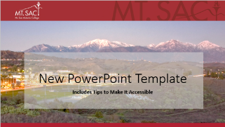 Classic PowerPoint Template screenshot of lead slide