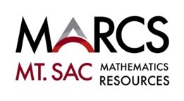 MARCS logo. Mt. SAC Mathematics Resources