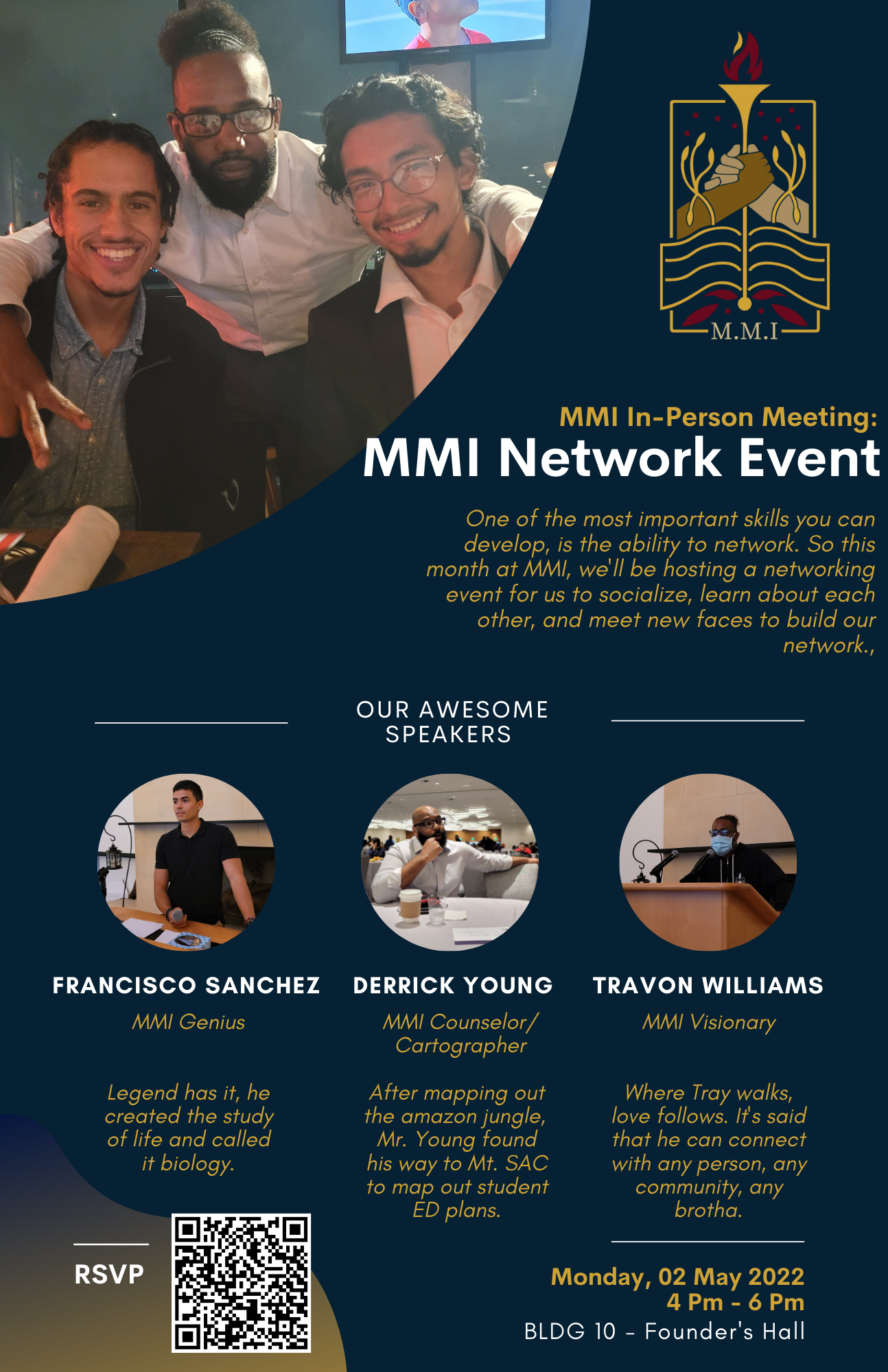 Eye of the tiger event flyer.