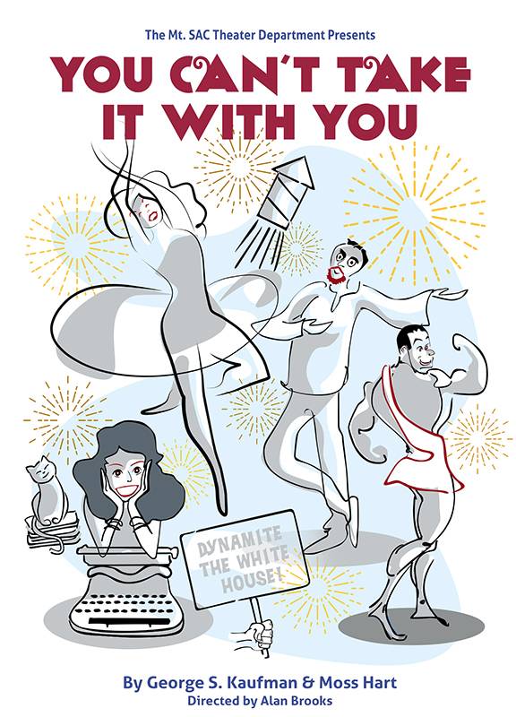poster for theater production of You Can't Take It With You
