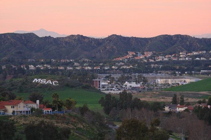 Sunset view of Mt. SAC