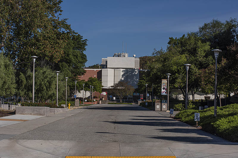 Empty campus