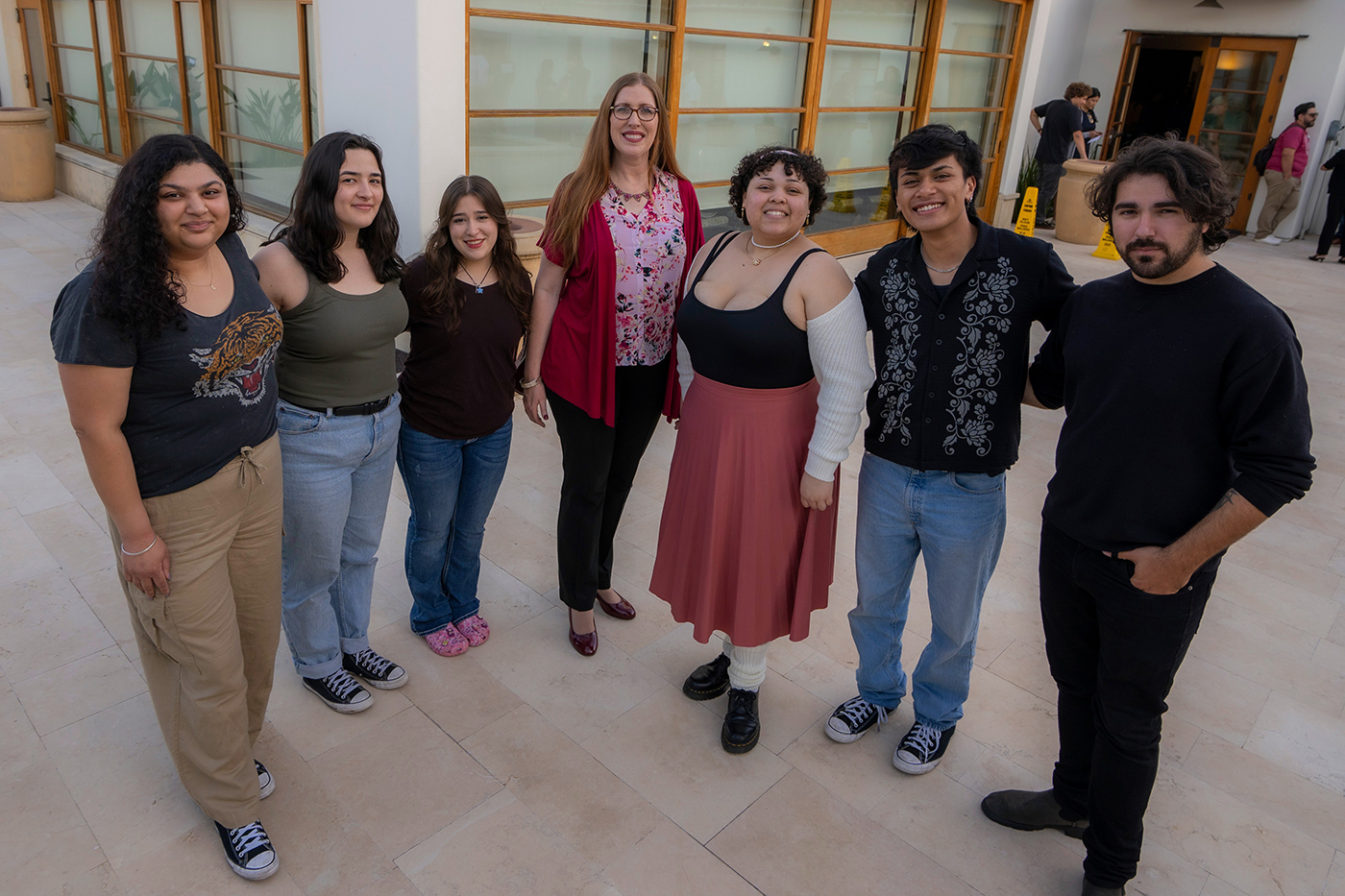 Group photo of the Theater Department.