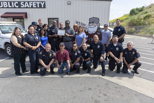 Group photo of custodial and campus safety