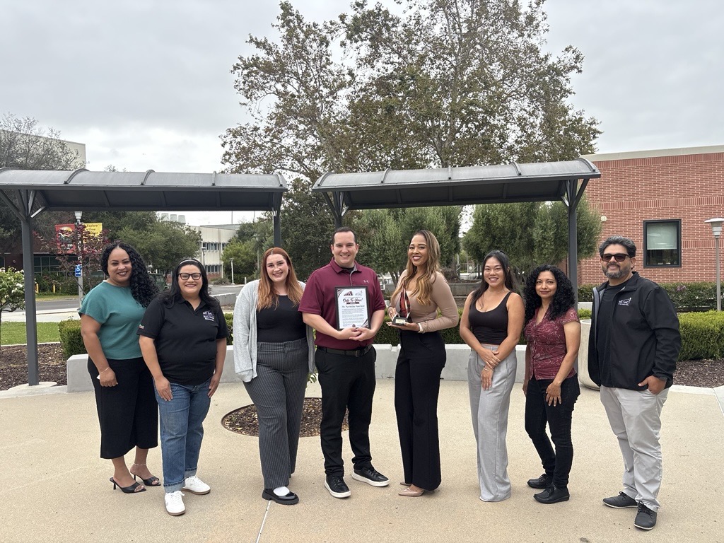 Ode To You Award presented to the Purchasing Department