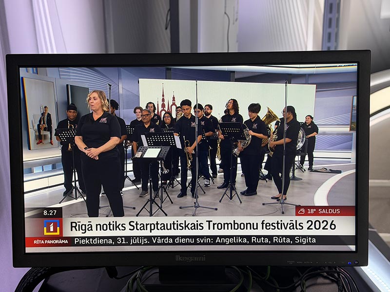 Brass Ensemble on morning TV show