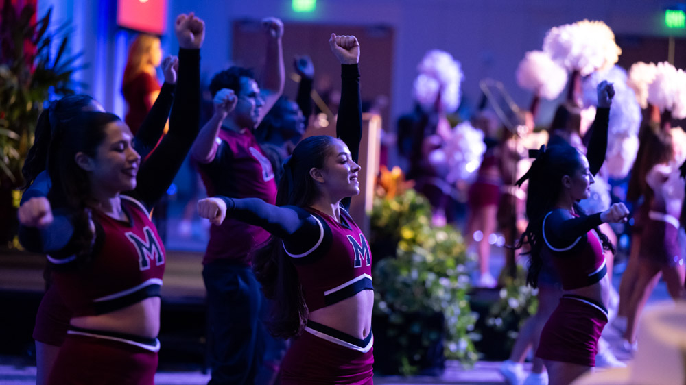 Cheer Squad performs