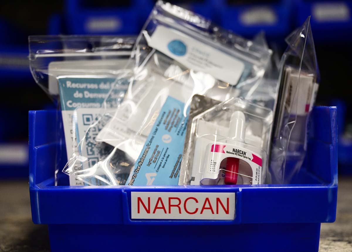 Free Narcan testing kit.