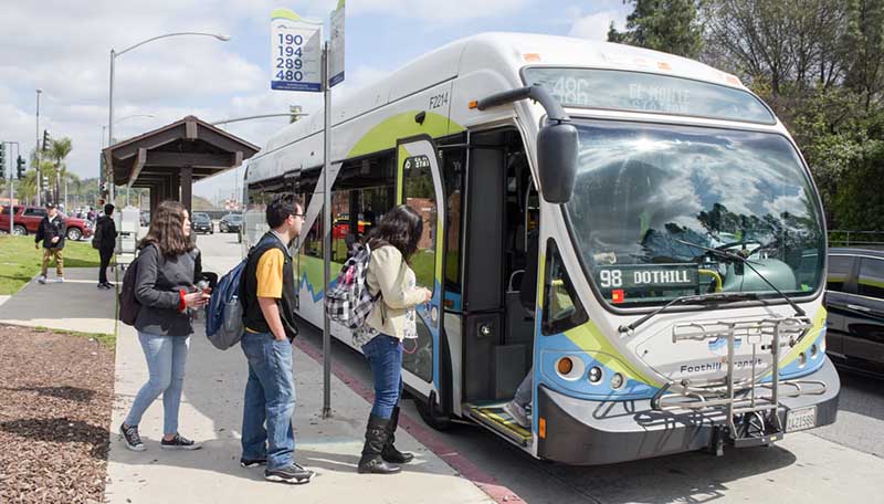 Foothiil Transit bus