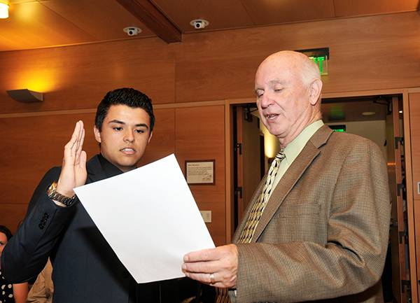 Case Sworn In as Mt. SAC Student Trustee