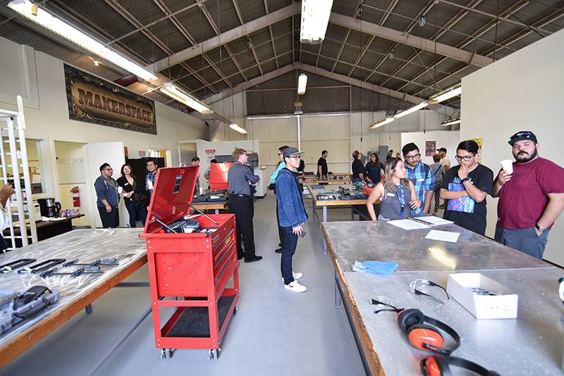 photo of makerspace facility inside