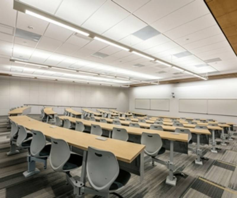 A new lecture hall in the Business and Computer Technology Complex. A new lecture hall in the Business and Computer Technology Complex.