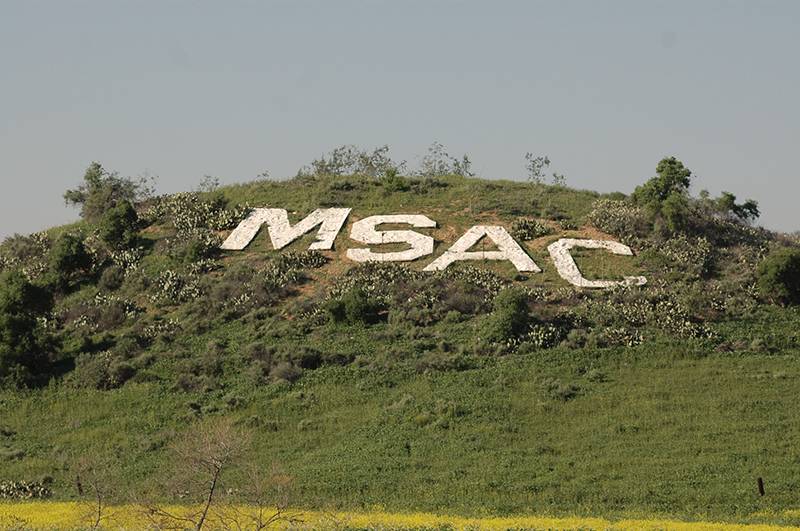 Mt. SAC's monogram hill