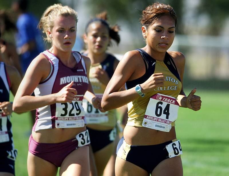 women's cross country runners at invitational