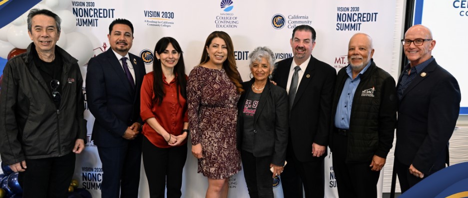 Group photo of selected board members and Dr. Garcia