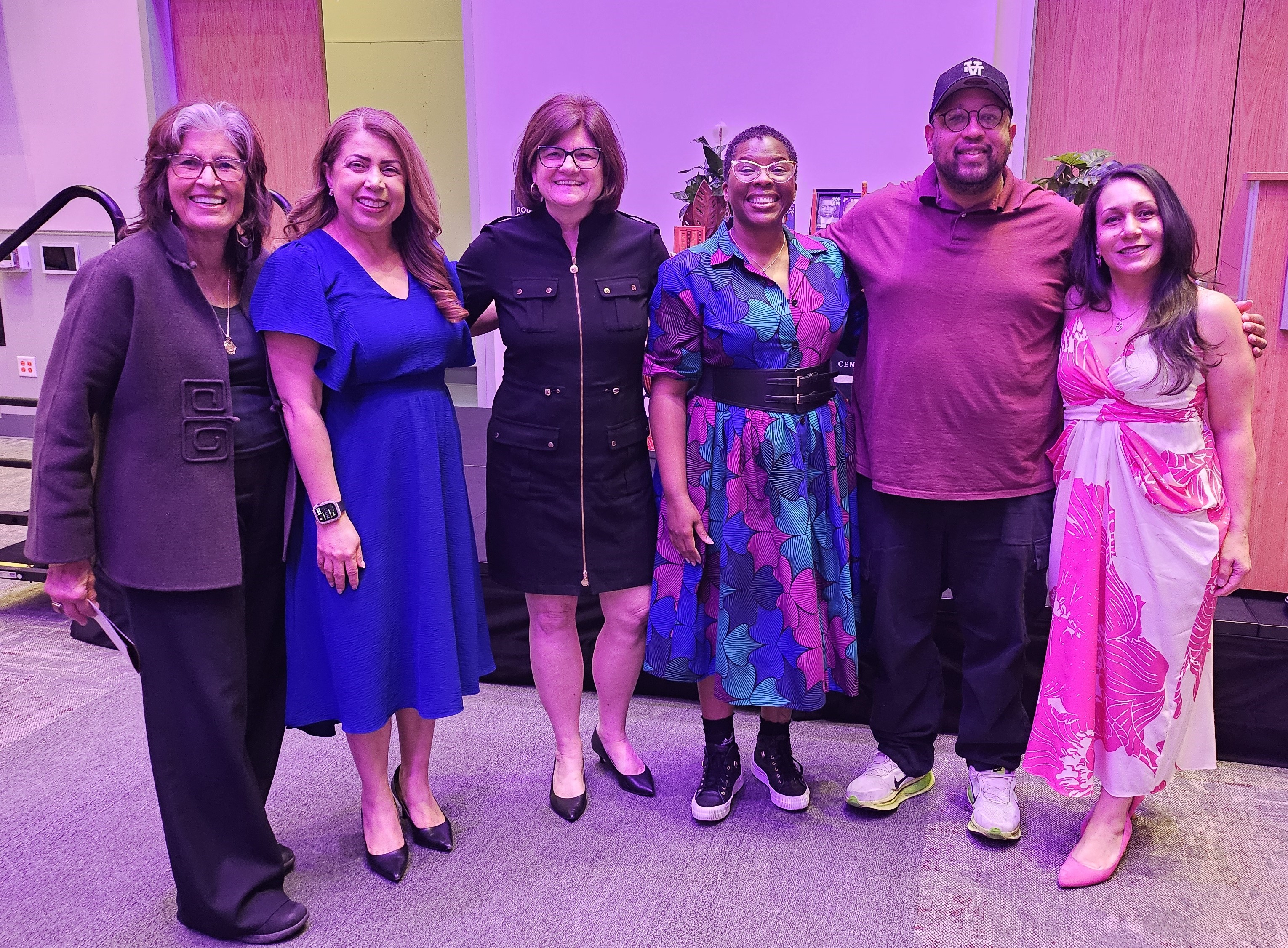 Dr Garcia joined by other women and men