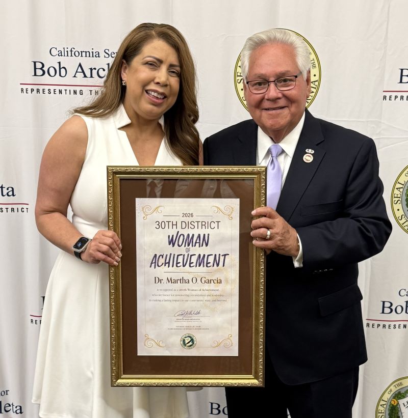 Dr .Garcia and Senator Bob Archuleta